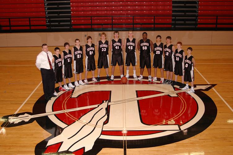 2008-09 Tecumseh Arrows 8th Grade Basketball Team