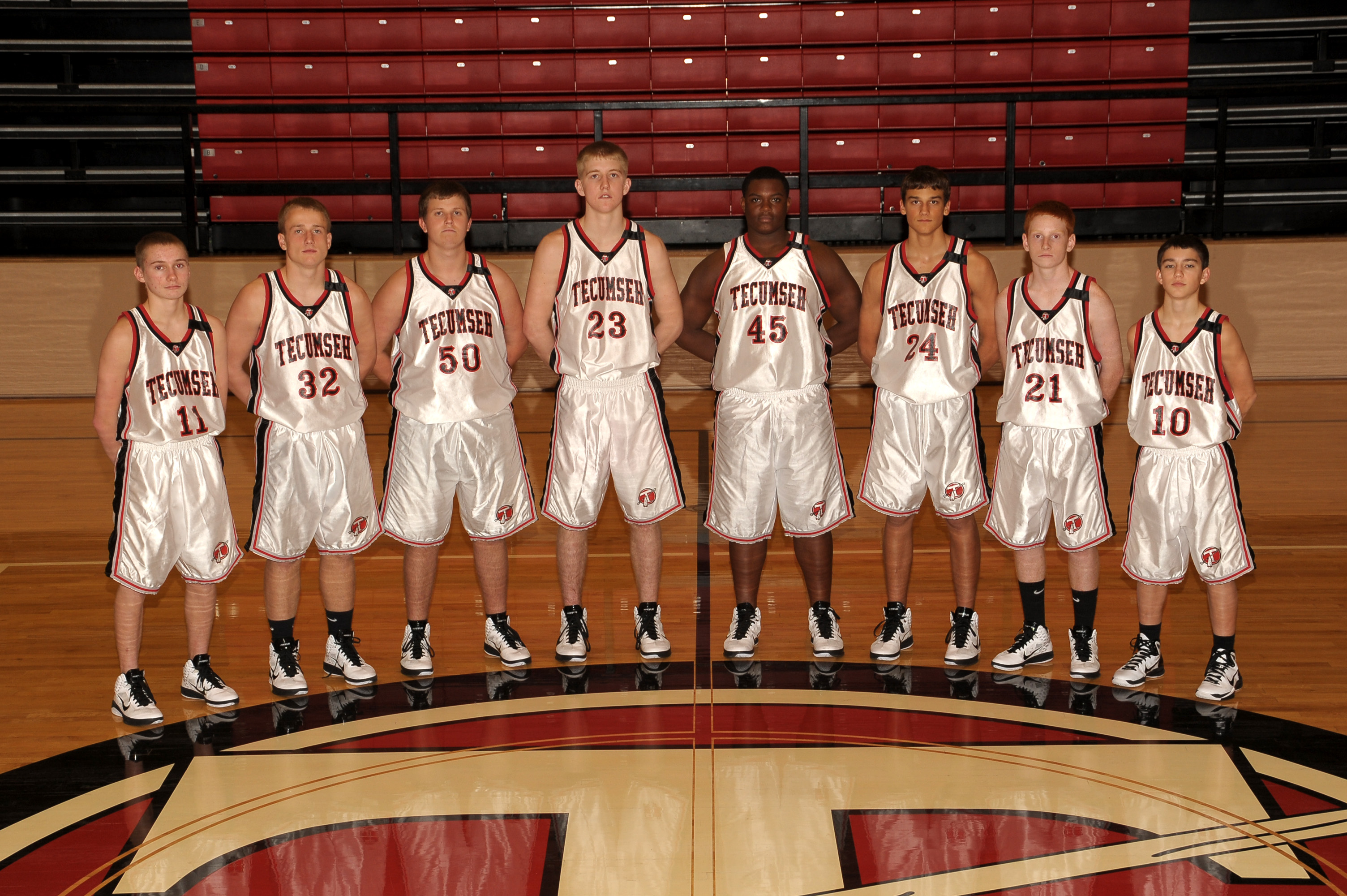 2010-11 Tecumseh JV Basketball Team