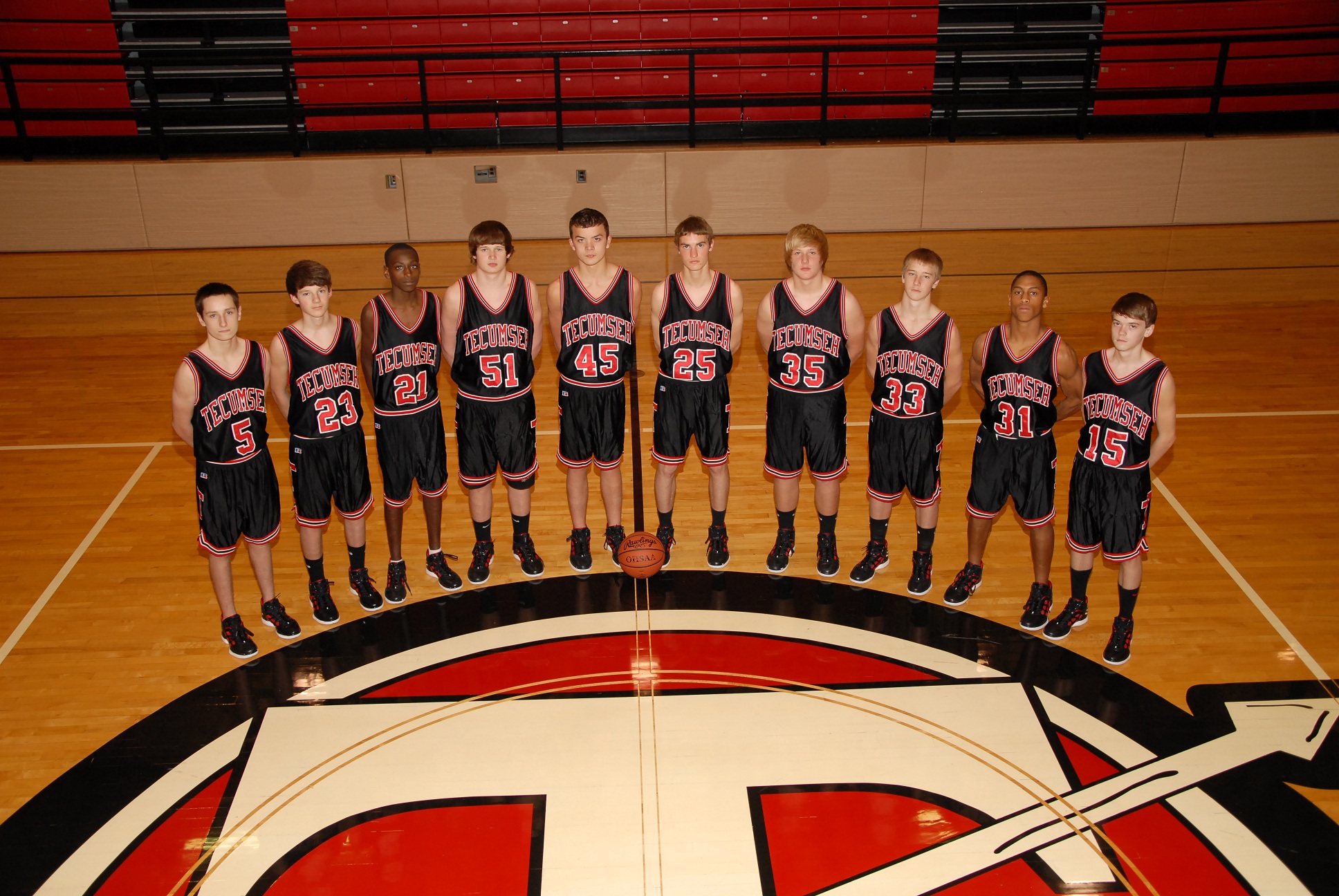 2011-12 Tecumseh Freshman Basketball Team