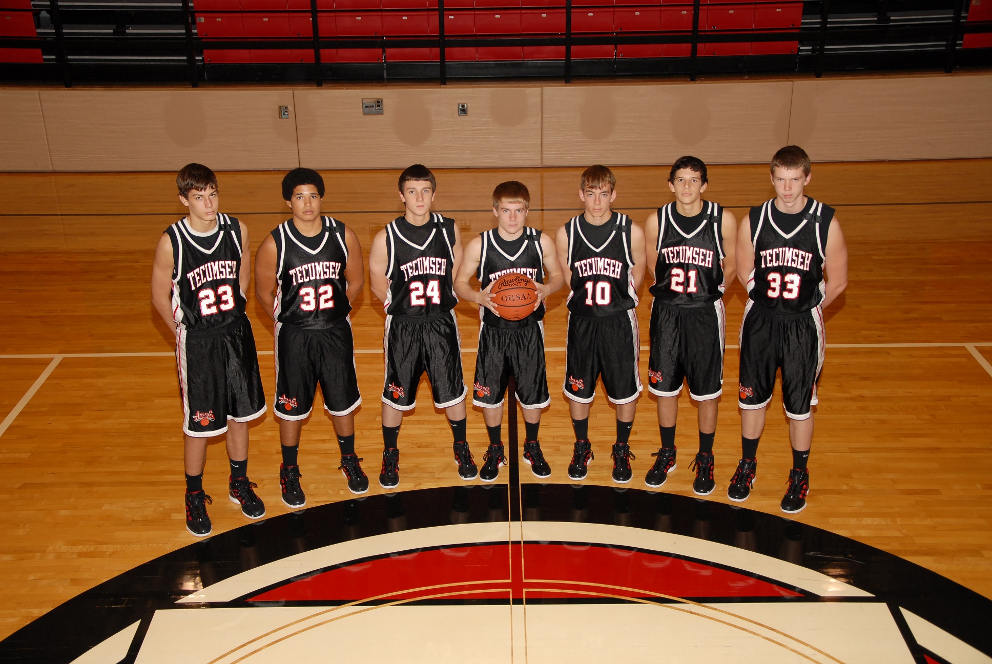 2011-12 Tecumseh JV Basketball Team