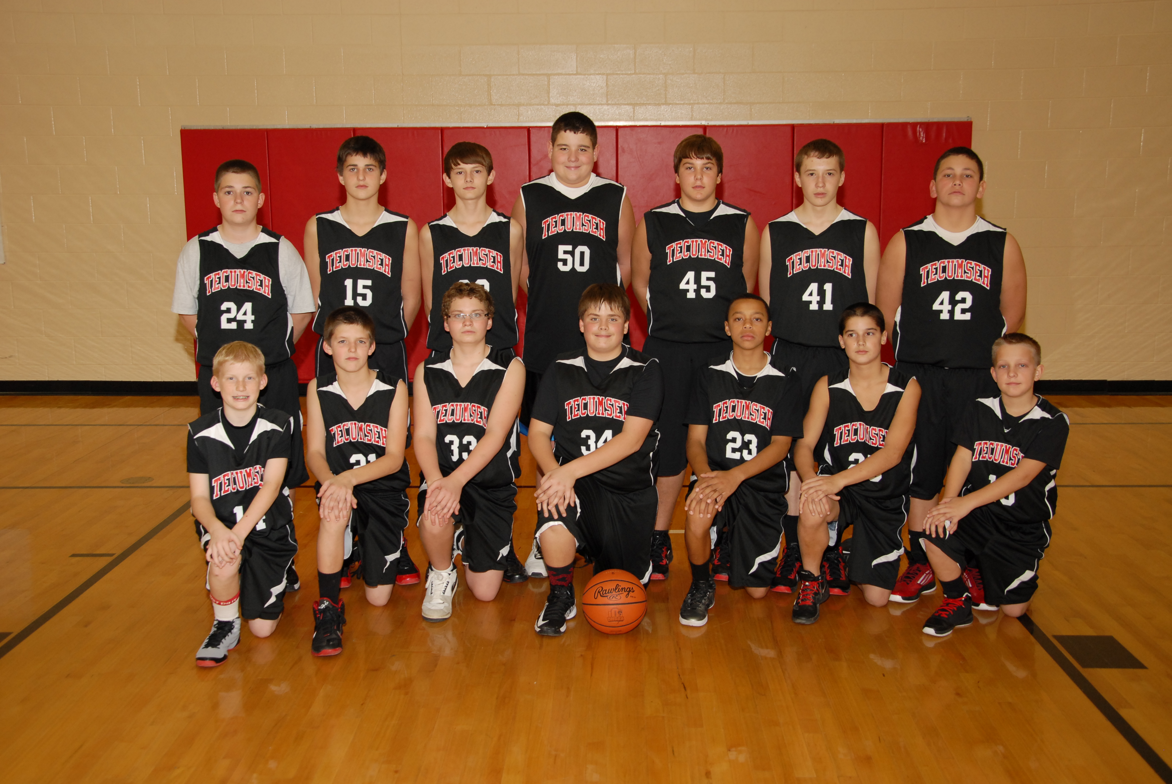 2011-12 Tecumseh 7th Grade Basketball Team
