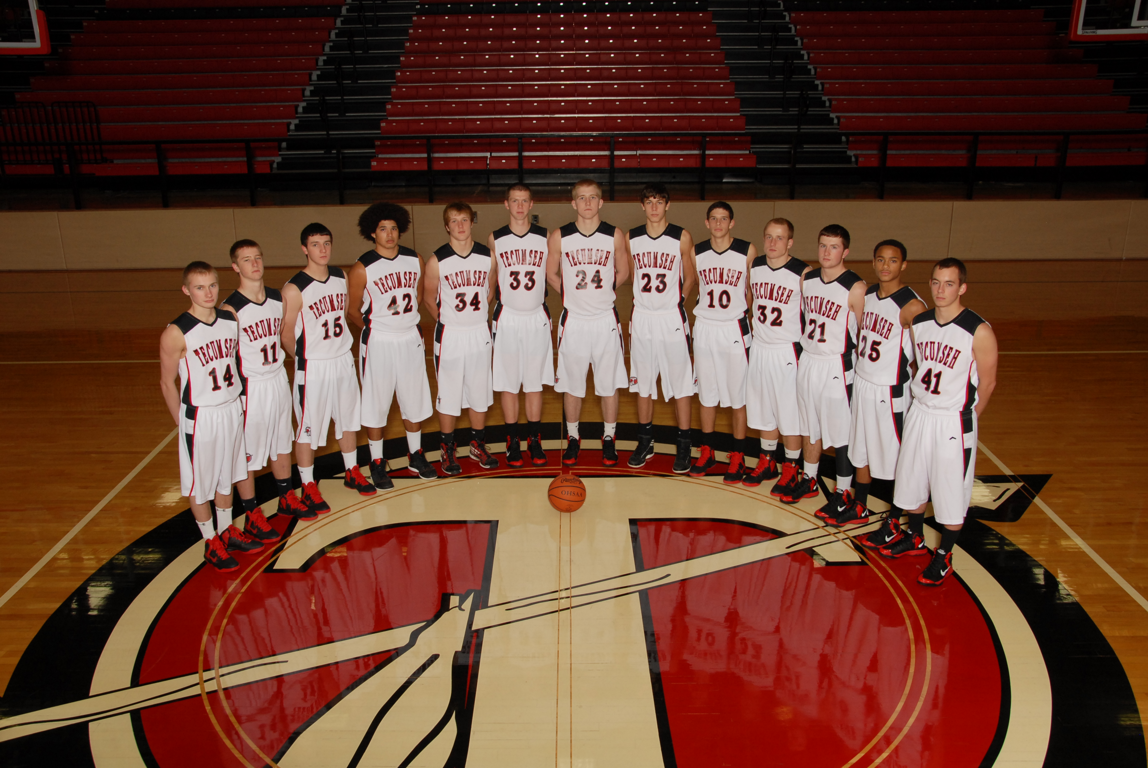 2012-13 Tecumseh Varsity Basketball Team